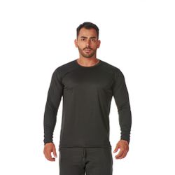 Camiseta Manga Longa Básica Masculina Preto - CAM-... - CHIELLA