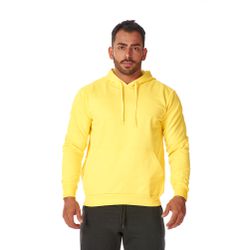 Moletom Canguru Masculino Com Capuz Amarelo - CAN... - CHIELLA