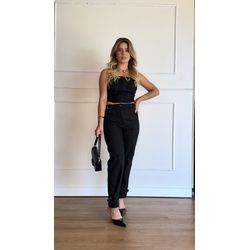 Conjunto Quatro Cores Alfaiataria PRETO - FABIANA ZAMBOLIN