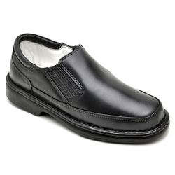 Sapato Comfort Masculino em Couro Preto - 2009 - Ranster Confort