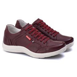 Sapatênis Masculino Bordo Comfort - 3000 - Ranster Confort