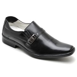 Sapato Social Comfort Masculino em Couro Preto - ... - Ranster Confort