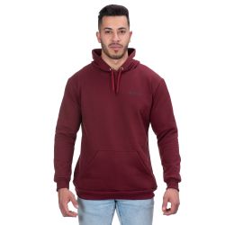 Moletom Capuz Canguru Bordô Masculino - M01 - Ranster Confort