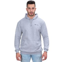 Moletom Capuz Canguru Cinza Masculino - M01 - Ranster Confort