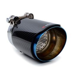 Ponteira Haustech Carbon Titanium Blue 3,0/3,5 Pol - Haustech Motorsports