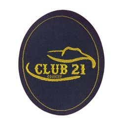 Adesivo Bordado para Chapéu auto colante Club 21 C... - CLUB 21 COUNTRY