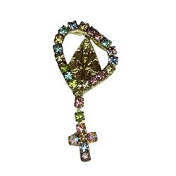 Aplique de Metal Broche para Chapéu Nossa Senhora ... - CLUB 21 COUNTRY