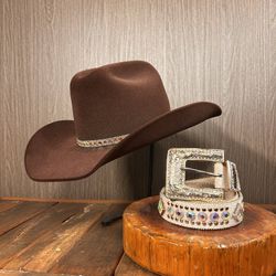 KIT CHAPÉU DIAMOND E CINTO PEDRARIA! - KTCHAPÉUCIN... - CLUB 21 COUNTRY