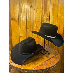 Kit Casal Chapéu Montana Preto com Bandinha de Cou... - CLUB 21 COUNTRY