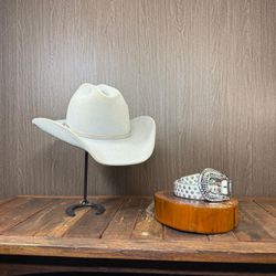 Kit Chapéu Gelo + Cinto de Pedraria Country - KITC... - CLUB 21 COUNTRY