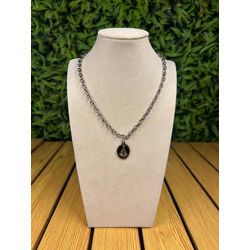 Colar Corrente Feminino Cor Prata com Regulagem -... - CLUB 21 COUNTRY