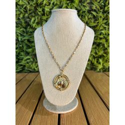 Colar Corrente Feminino Cor Dourado com Regulagem ... - CLUB 21 COUNTRY