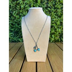 Colar Corrente Feminino Cor Prata Detalhe Esmaltad... - CLUB 21 COUNTRY
