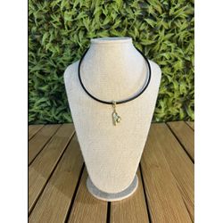 Choker Feminina Detalhe Dourado com Regulagem - A... - CLUB 21 COUNTRY