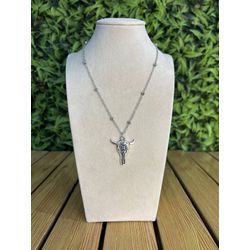Colar Corrente Feminino Cor Prata com Regulagem -... - CLUB 21 COUNTRY