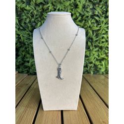 Colar Corrente Feminino Cor Prata com Regulagem -... - CLUB 21 COUNTRY