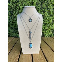 Conjunto Colar Corrente Feminino Cor Prata Detalhe... - CLUB 21 COUNTRY