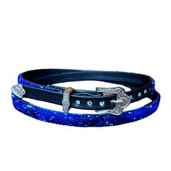 Bandinha de Couro Diamond Azul Escuro para Chapéu ... - CLUB 21 COUNTRY