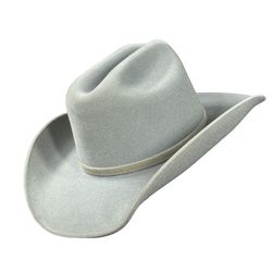 Chapéu Country Montana Gelo Aba 10 Aveludado Uniss... - CLUB 21 COUNTRY