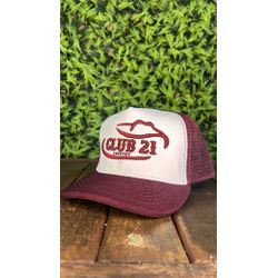 Boné Country Sertanejo Club21 Country Cor Vinho - ... - CLUB 21 COUNTRY