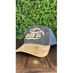 Boné Country Sertanejo Club21 Country Cor Cinza - ... - CLUB 21 COUNTRY