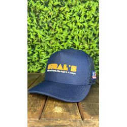 Boné Country Sertanejo Rurals Azul com Amarelo - B... - CLUB 21 COUNTRY