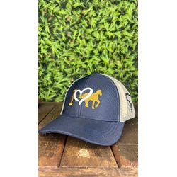 Boné Infantil Country Sertanejo I Love Cavalo Azul... - CLUB 21 COUNTRY