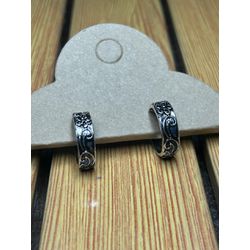 Argola Estilo Country Feminino Prata - BRINCO59 - CLUB 21 COUNTRY