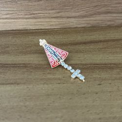 Aplique de Metal Broche para Chapéu Modelo Nossa S... - CLUB 21 COUNTRY