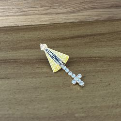Aplique de Metal Broche para Chapéu Modelo Nossa S... - CLUB 21 COUNTRY