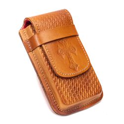 Capa de Couro Premium Bainha Para Celular Passador... - CLUB 21 COUNTRY