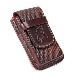 Capa de Couro Premium Bainha Para Celular Passador... - CLUB 21 COUNTRY