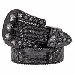 Cinto Country Preto com Fivela Cravejada - CINTO22 - CLUB 21 COUNTRY