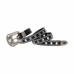 Cinto Preto de Ilhós - CINTO39 - CLUB 21 COUNTRY