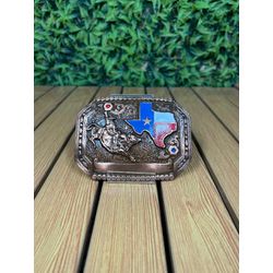 Fivela Country Cowboy Unissex Texas Ouro Velho - ... - CLUB 21 COUNTRY