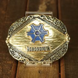 Fivela Country Cowboy Unissex Dourado Agronomia -... - CLUB 21 COUNTRY