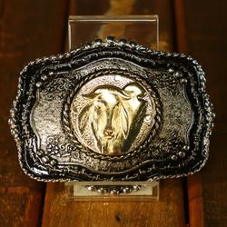 Fivela Country Cowboy Unissex Boi Dourado - FIVELA... - CLUB 21 COUNTRY