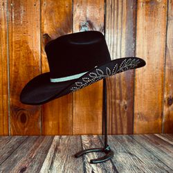 Chapéu Infantil Country Castella 2.0 Preto Flor Si... - CLUB 21 COUNTRY