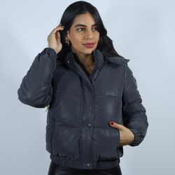 Bobojaco cor Cinza com Capuz Feminino - Club 21 Co... - CLUB 21 COUNTRY