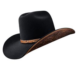 Chapéu Country Legado Preto Aba 10 Unissex Bandinh... - CLUB 21 COUNTRY