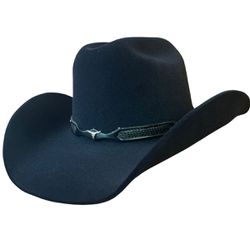 Chapéu Country Montana Premium Preto Aba 10 Avelud... - CLUB 21 COUNTRY