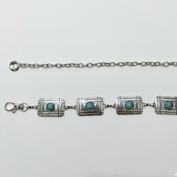 Cinto de Metal com Pedra Turquesa - CINTOMETAL13 - CLUB 21 COUNTRY