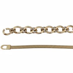 Cinto Corrente Dourado Country - CINTOMETAL22 - CLUB 21 COUNTRY