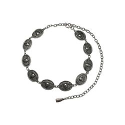 Cinto Country de Corrente Longhorn - CINTOMETAL08 - CLUB 21 COUNTRY