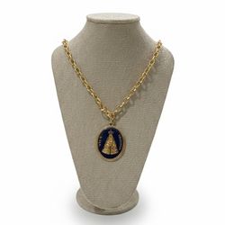 Colar Dourado Feminino Nossa Senhora - CODIGO55 - CLUB 21 COUNTRY
