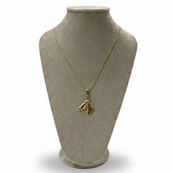 Colar Dourado Feminino Horse - CODIGO68 - CLUB 21 COUNTRY