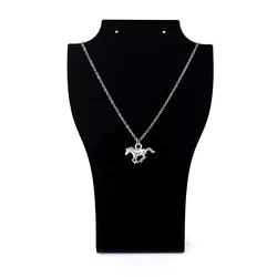 Colar Feminino Country Horse Aço - CODIGO40 - CLUB 21 COUNTRY