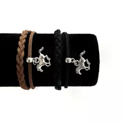 Pulseira de Camurça Horse - PULSEIRA43 - CLUB 21 COUNTRY