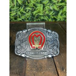 Fivela Country Cowboy Unissex Ferradura Vermelha -... - CLUB 21 COUNTRY