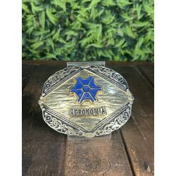 Fivela Country Cowboy Unissex Dourado Agronomia -... - CLUB 21 COUNTRY
